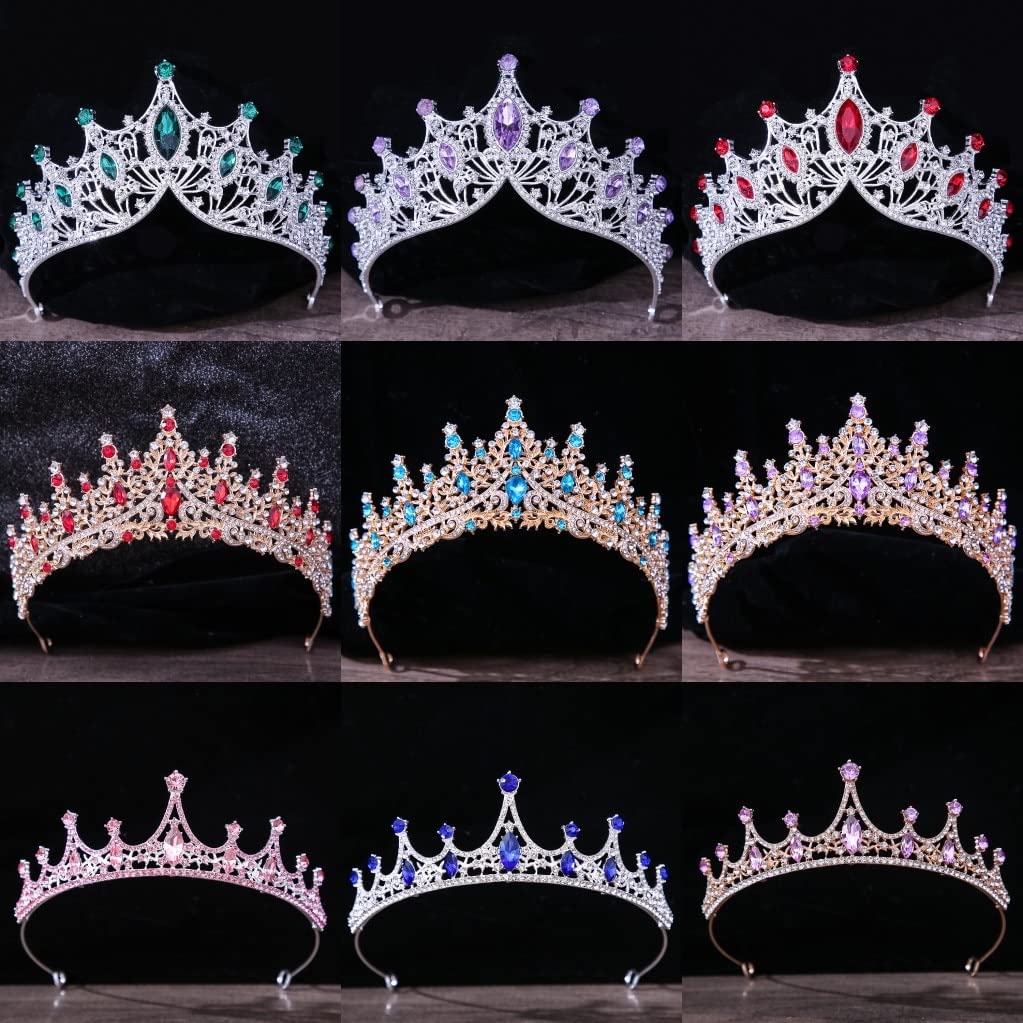 ☆herlipto☆Princess Gold Crystal Headband Amazon.com : ZIFENGXUAN Ladies Crown Tiara for Women Crystal